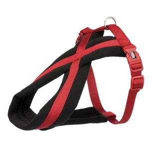 Шлея для собак Trixie Premium туристична нейлон L-XL 70-110 см/25 мм червона (4011905204239) зображення 1
