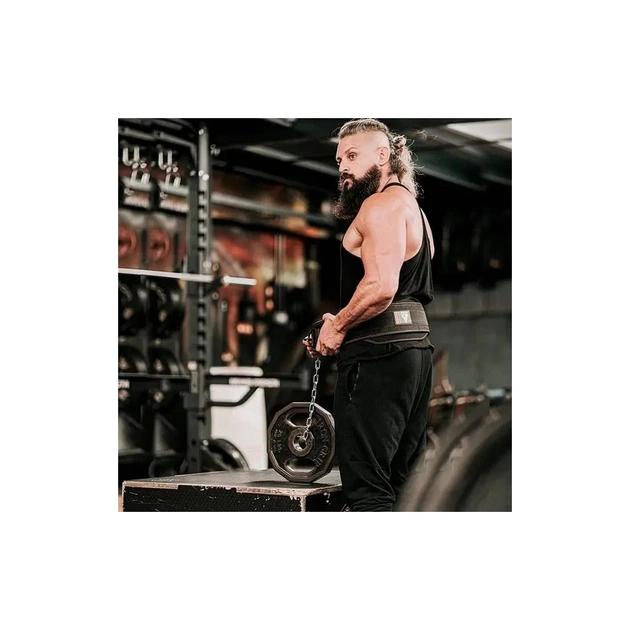 Обважнювач RDX Пояс з ланцюгом T7 Pro Dipping Belt 2 Layer неопреновий Army Green (WDB-T7AG) - picture 5