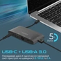 Концентратор Promate USB Hub 6 ports mediahub-c6.black (mediahub-c6.black) - зменшене зображення 6
