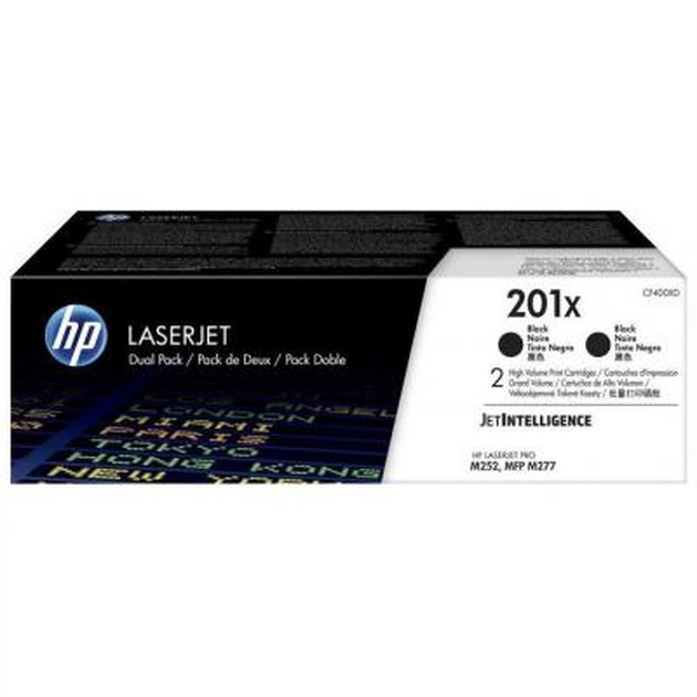 Картридж HP CLJ 201X Black 2-pack (CF400XD) - изображение 1