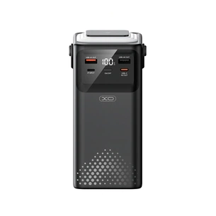 Батарея універсальна XO 80000mAh, PD/20W, QC/22,5W, Lamp, black (XO-PR287-BK) зображення 1
