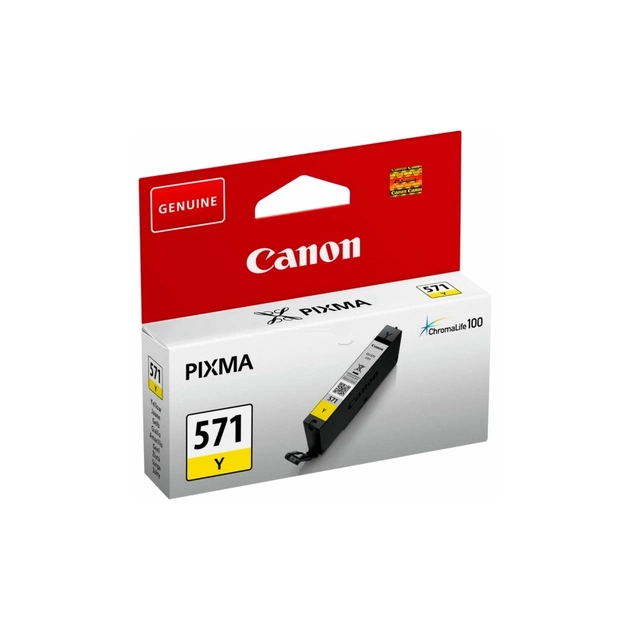Картридж Canon CLI-571 Yellow (0388C001) - изображение 1