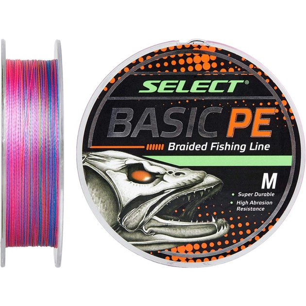 Шнур Select Basic PE 150m Multi Color 0.10mm 10lb/4.8kg (1870.30.91) - изображение 1