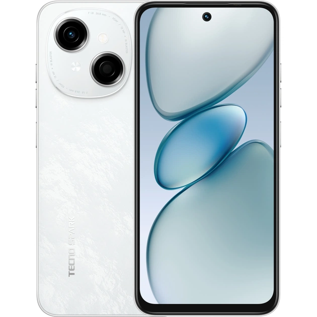 Мобільний телефон Tecno Spark Go 1 3/64GB Glittery White (4894947036446) - зображення 1