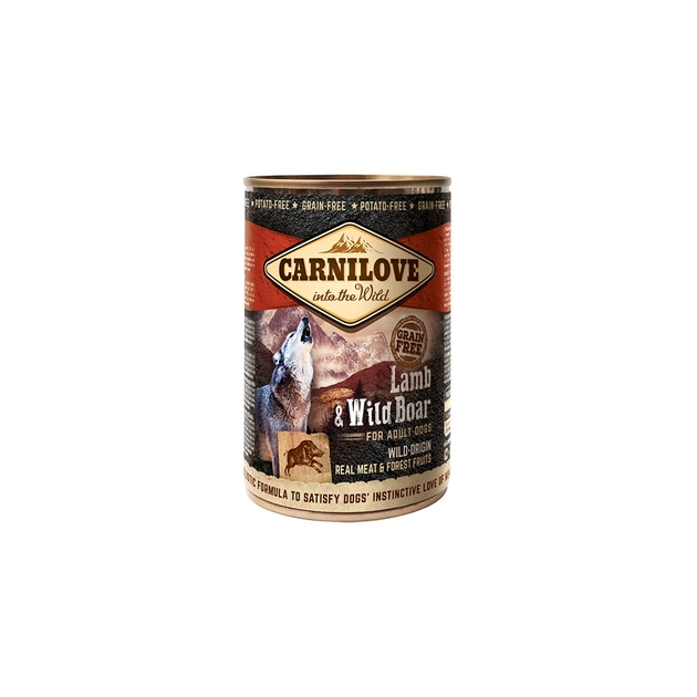 Консерви для собак Carnilove Dog з ягням та кабаном 400 г (8595602511631) - изображение 1