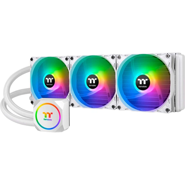 Система рідинного охолодження ThermalTake TH360 ARGB Sync Snow Edition (CL-W302-PL12SW-A) - зображення 1