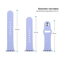 Ремінець до смарт-годинника Armorstandart Sport Band (3 Straps) для Apple Watch 49/46/45/44/42 (Series 1-3) Lavender (ARM57864) - зменшене зображення 3