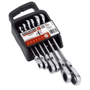 Ключ Varo комбінований з тріскачкою поворот 10/12/13/16/17/20 (KRT500014) зображення 1