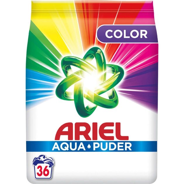 Пральний порошок Ariel Аква-Пудра Color 2.34 кг (8006540546581) - изображение 1