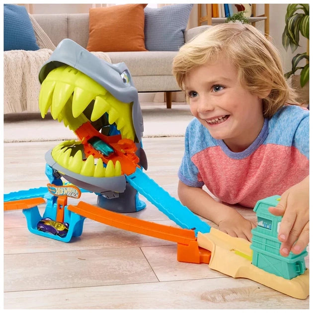 Автотрек Hot Wheels City Пляжна атака акули (JHL96) - picture 6