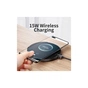 Зарядний пристрій Baseus Wireless Qi 15W + cable USB-C 1.5m (CCED000001) - зменшене зображення 6