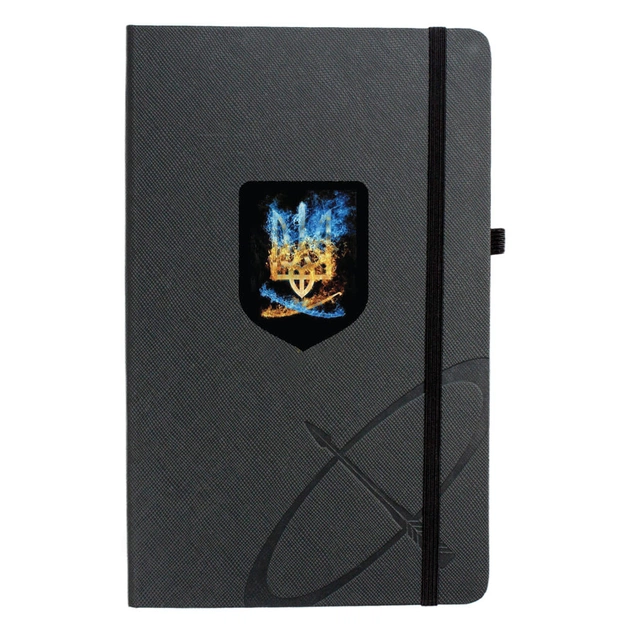 Ручка шариковая Parker IM 17 UKRAINE Black GT BP Горящий Трезубец + блокнот Parker + подар.упаковка GIFT24 (22032b24_T1170u) - изображение 7