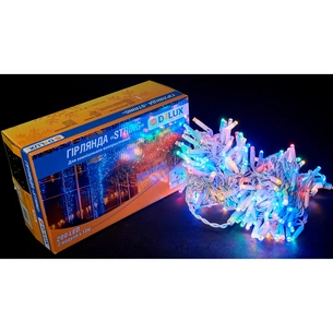 Гірлянда Delux STRING flash 200 LED 20 м мульти/білий IP44 EN (90012981) зображення 1