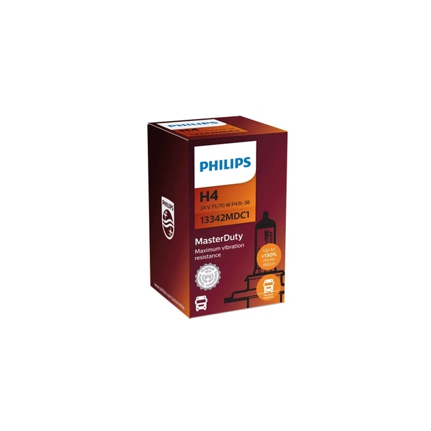 Автолампа Philips 13342MDC1 H4 24V 75/70W MasterDuty (2453) - зображення 1