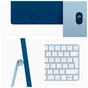 Комп'ютер Apple A2438 24" iMac Retina 4.5K / Apple M1 with 8-core GPU, 512SSD, Blue (MGPL3UA/A) - зменшене зображення 4