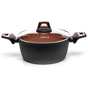 Каструля Hölmer кована з кришкою CR-1342-SBMCL Carrot 4,2 л (CR-1342-SBMCL Carrot) - зменшене зображення 2