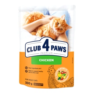 Сухий корм для кішок Club 4 Paws Преміум. Зі смаком курки 300 г (4820083909795) зображення 1