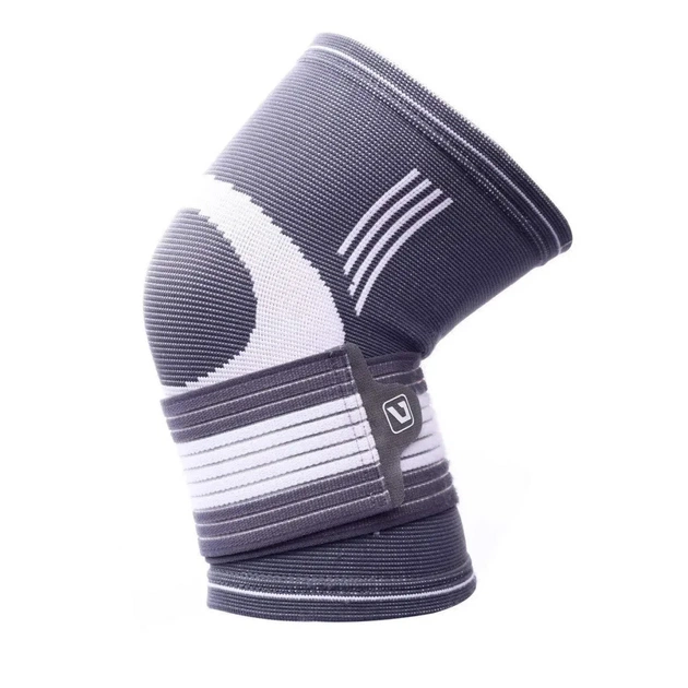 Фіксатор коліна LiveUp Knee Support LS5676-S сірий, білий Уні S (6951376182316) - изображение 1