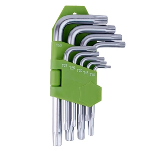 Ключ Alloid вигнутий TORX, 9шт. (HT-0912) зображення 1