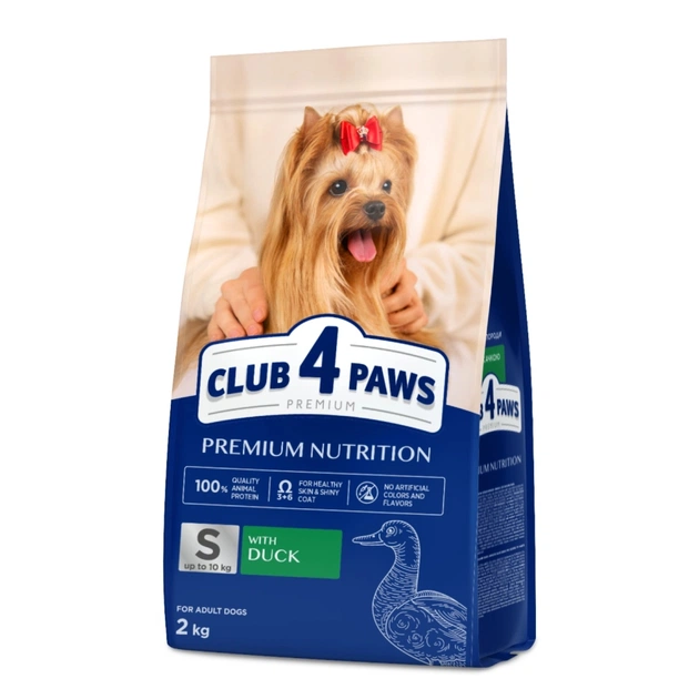 Сухий корм для собак Club 4 Paws Преміум з качкою для малих порід 2 кг (4820269144637) - зображення 1