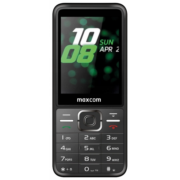 Мобільний телефон Maxcom MM244 Black (5908235975788) - зображення 1