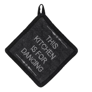 Кухонна прихватка Kela Gianna 20x20 см чорно-біла This kitchen (12779) зображення 1