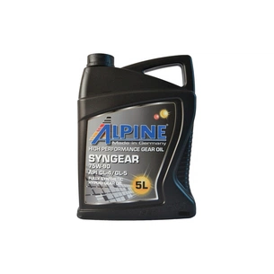 Трансмісійна олива Alpine Syngear 75W-90 GL-4/GL-5 5л (0745-5) зображення 1