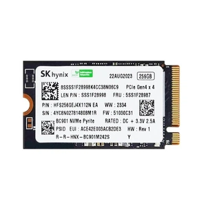Накопитель SSD 256GB SK hynix M.2 2242 NVMe PCIe 4.0 x4 (HFS256GEJ4X164N) изображение 1