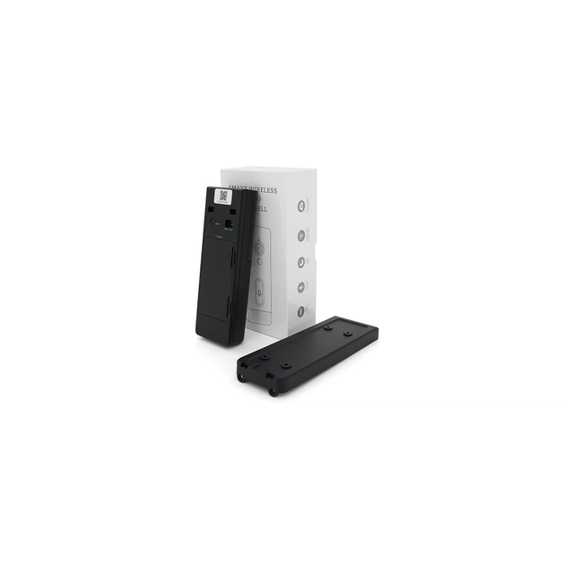 Дверний дзвінок YOSO Wi-Fi video 2MP battery -18650 SD card black (DoorVision-WIFI-02-2) - picture 2