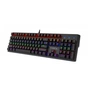 Клавіатура Vinga KBGM160 LED Outemu Blue USB Black (KBGM160 Black) - зменшене зображення 2