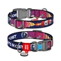Нашийник для тварин WAUDOG Nylon з QR-паспортом "Космос. Ракета" пластиковий фастекс L (4503-0125) - зменшене зображення 1