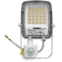 Прожектор Videx F5 20W 3000-5000-6500K з датчиком руху 230V White (VL-F5-020CW-S) - зменшене зображення 2