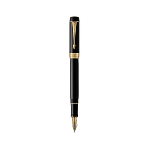 Ручка пір'яна Parker DUOFOLD Classic Black GT  FP18-C F (92 001) зображення 1