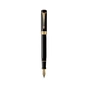 Ручка пір'яна Parker DUOFOLD Classic Black GT  FP18-C F (92 001) - зменшене зображення 1