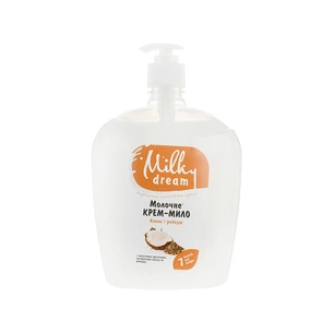 Рідке мило Milky Dream Кокос з чаєм ройбуш з дозатором 1000 мл (4820205300455) зображення 1