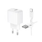 Зарядное устройство BOROFONE 1xUSB QC3.0 18W + cable UAB-A to USB-C BAS42A white (6941991113802) - уменьшенное изображение 3