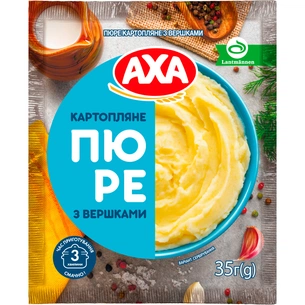 Їжа швидкого приготування АХА Пюре Картопляне зі вершками 35 г (4820237691330) зображення 1