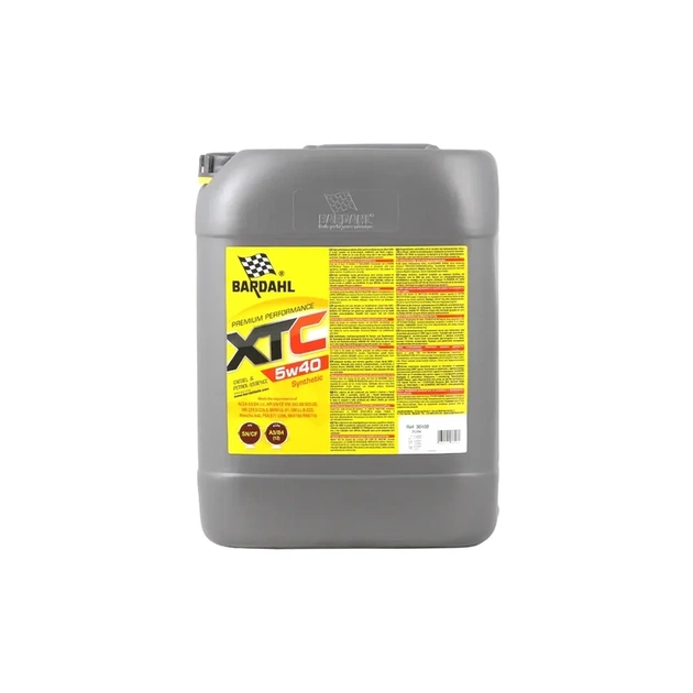 Моторное масло BARDAHL XTC 5W40 20л (36168) - изображение 1