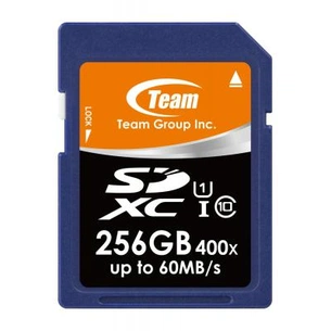 Карта пам'яті Team 256GB SDXC Class 10 UHS-I (TSDXC256GUHS01) зображення 1