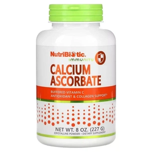 Вітамін NutriBiotic Аскорбат кальцію, Immunity, Calcium Ascorbate, 227 гр (NBC-00400) зображення 1
