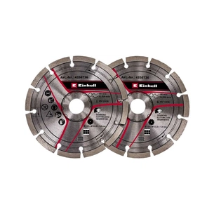 Круг відрізний Einhell алмазний 125х22.2мм, 2шт (4350736) зображення 1