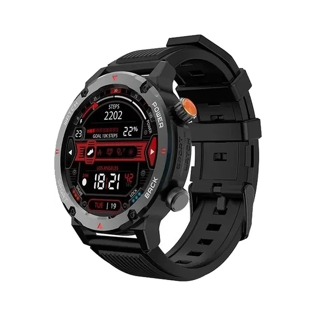 Смарт-годинник iMiki D2 Black Silicone Strap - изображение 1
