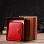Гаманець Canpellini З натуральної шкіри флотар Червоний (21803) - зменшене зображення 10