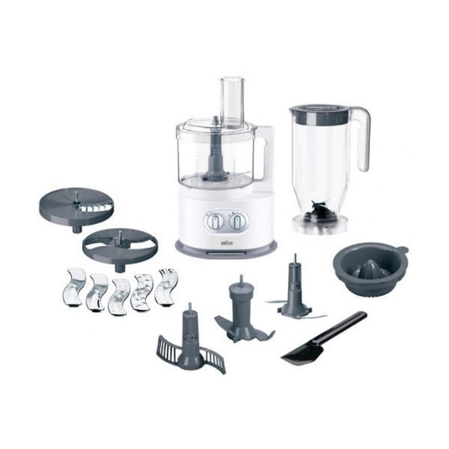 Кухонний комбайн Braun FP 5150 White - зображення 1