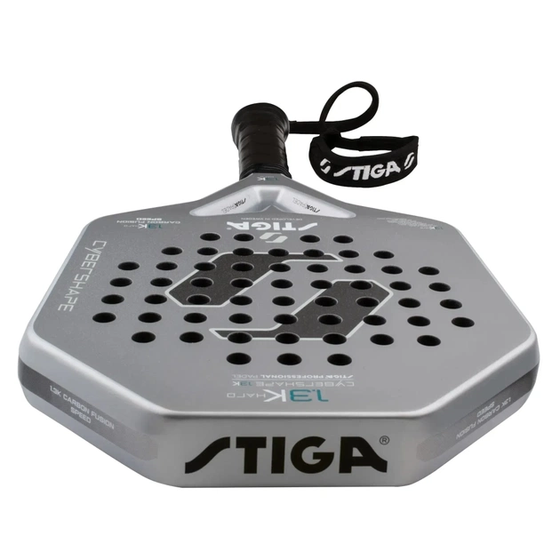 Ракетка для падел тенісу Stiga Racket 1.3K Hard Cybershape (2202-1826-03) (932052) - зображення 4