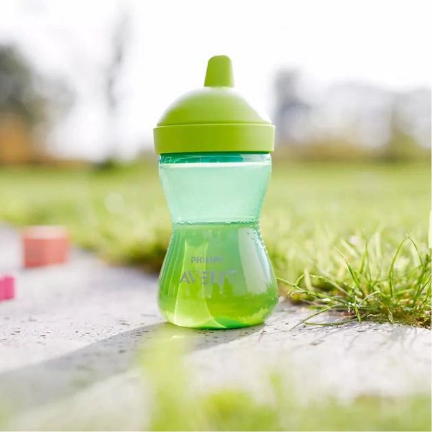 Поїльник-непроливайка Philips AVENT з твердим носиком Зелена 300 мл (SCF804/03) - picture 4