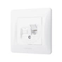 Комп'ютерна розетка Videx BINERA CAT6 (VF-BNSK1PC6-W) - уменьшенное изображение 2