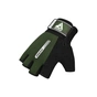 Рукавички для фітнесу RDX W1 Half Army Green Plus M (WGA-W1HA-M+) - зменшене зображення 4