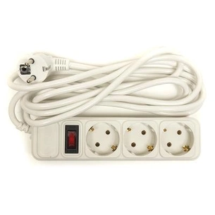 Мережевий фільтр живлення PowerPlant 3 м, 3 розетки, евростандарт (JY-1054/3) (PPSA10M30S3) зображення 1
