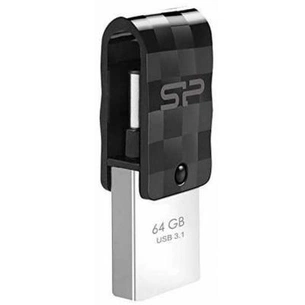USB флеш накопичувач Silicon Power 64GB Mobile C31 USB 3.1 / USB Type-C (SP064GBUC3C31V1K) зображення 1